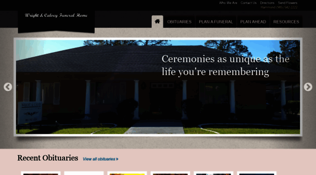 wrightandcalveyfuneralhome.com