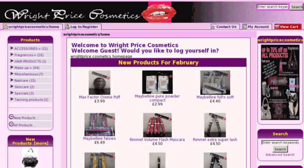 wrightpricecosmetics.co.uk