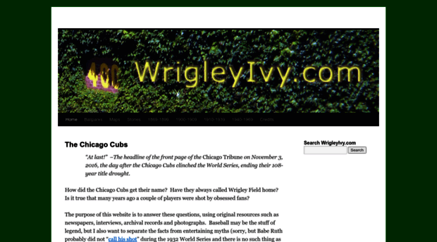 wrigleyivy.com