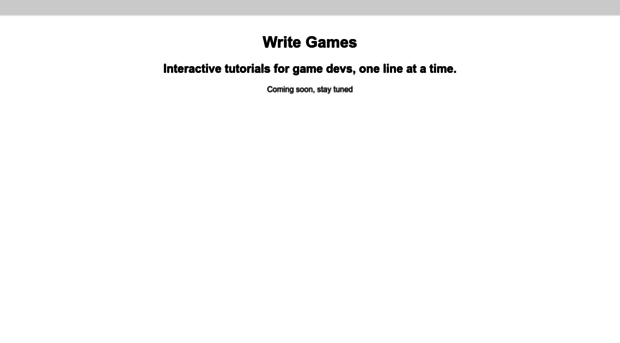 writegames.com