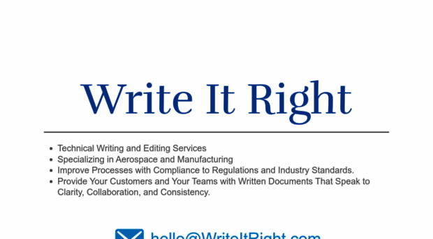 writeitright.com