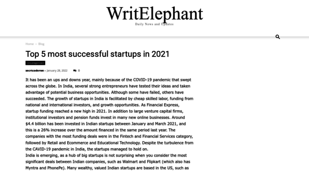 writelephant.com