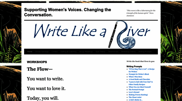 writelikeariver.com