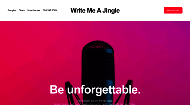 writemeajingle.com