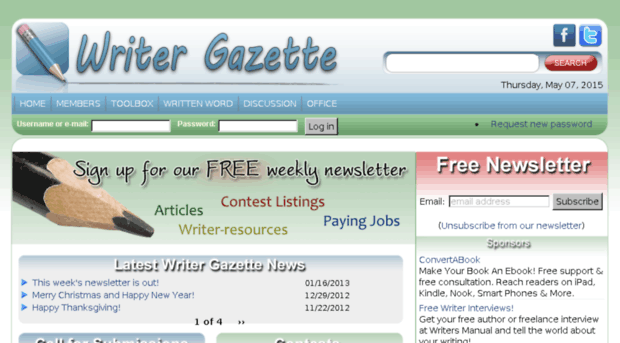 writergazette.com