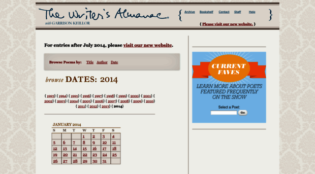 writersalmanac.publicradio.org
