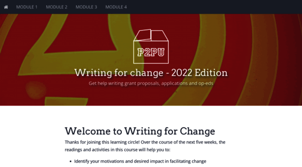 writing4change.p2pu.org