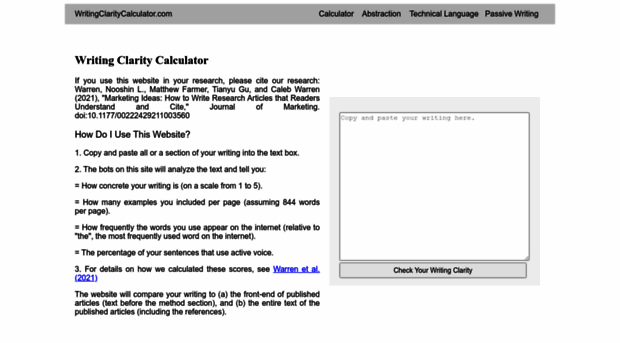 writingclaritycalculator.com