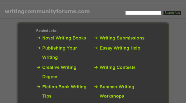 writingcommunityforums.com