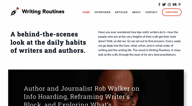 writingroutines.com