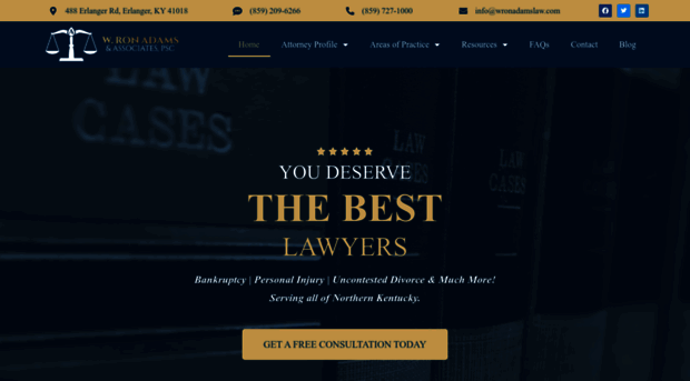 wronadamslaw.com