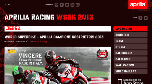 wsbk2013.aprilia.com