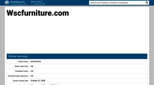 wscfurniture.com.ipaddress.com