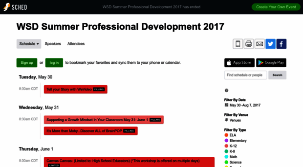 wsdsummerprofessionaldevelo2017.sched.com