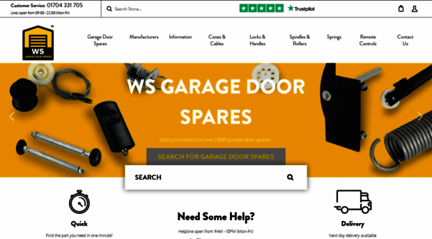 wsgaragedoorspares.com