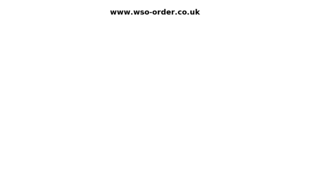 wso-order.co.uk