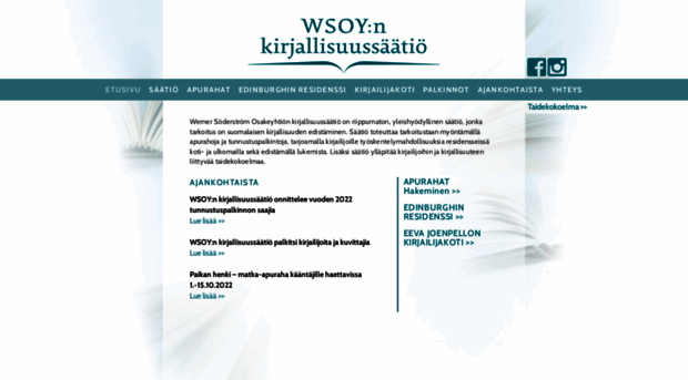 wsoy-kirjallisuussaatio.fi