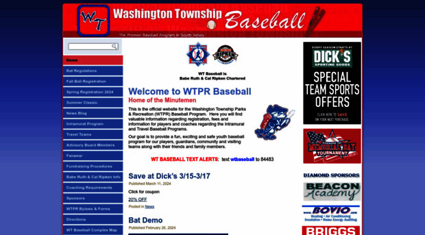 wtbaseball.org