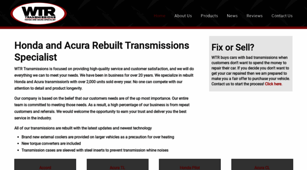 wtrtransmissions.com