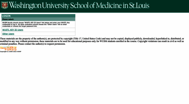 wustl.oasisscheduling.com