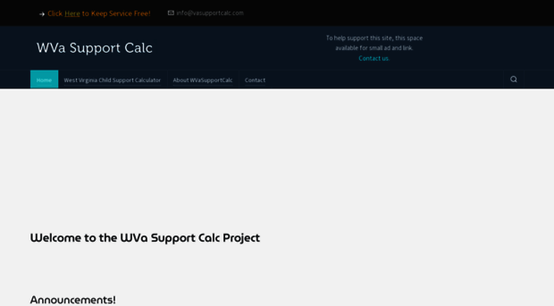 wvasupportcalc.com