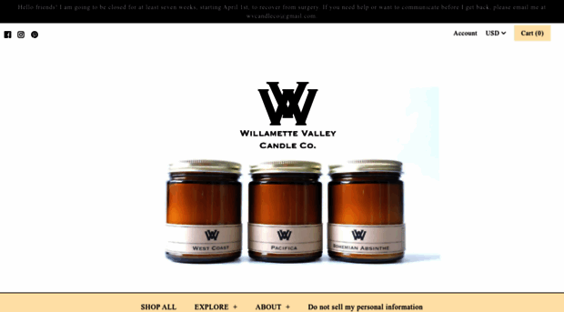 wvcandleco.com