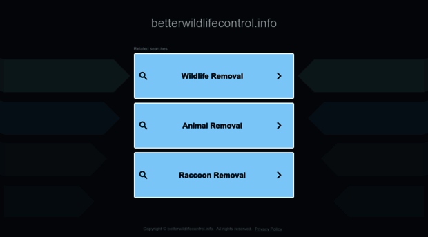 ww.betterwildlifecontrol.info