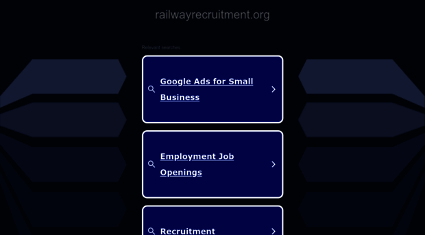 ww1.railwayrecruitment.org