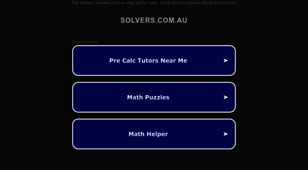 ww17.solvers.com.au