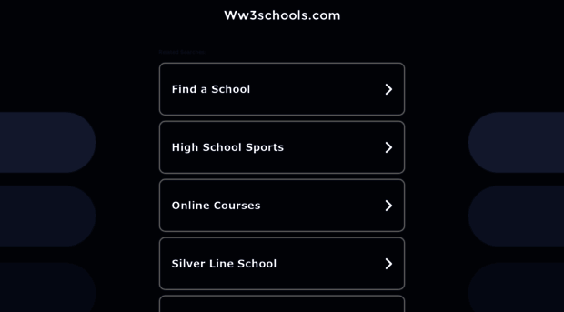 ww3schools.com