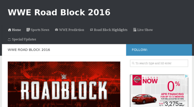 wweroadblock2016.com