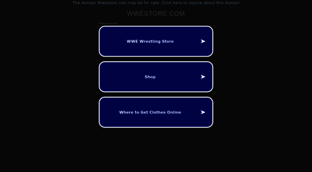 wwestore.com