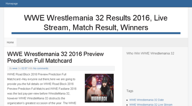 wwewrestlemania32results2016.com