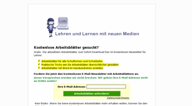 www-arbeitsblaetter.de