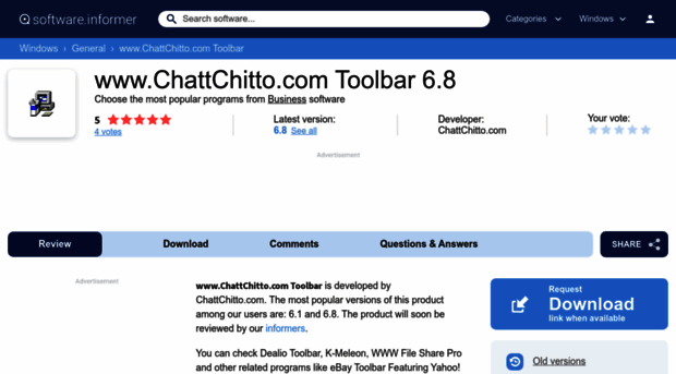 www-chattchitto-com-toolbar.software.informer.com