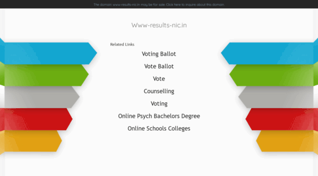 www-results-nic.in