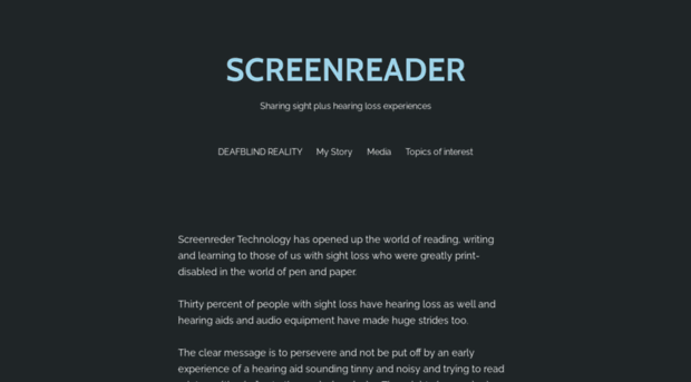 wwwscreenreader.wordpress.com