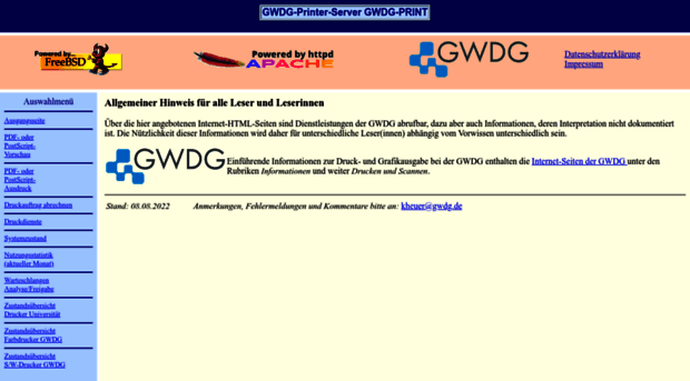 wwwuser.gwdg.de