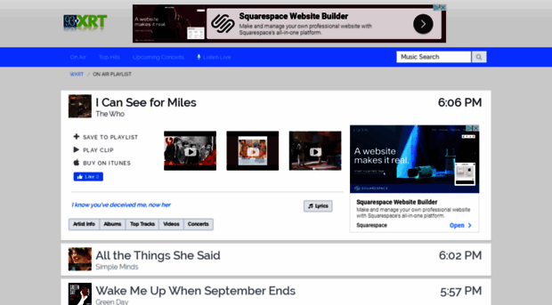 wxrt.tunegenie.com