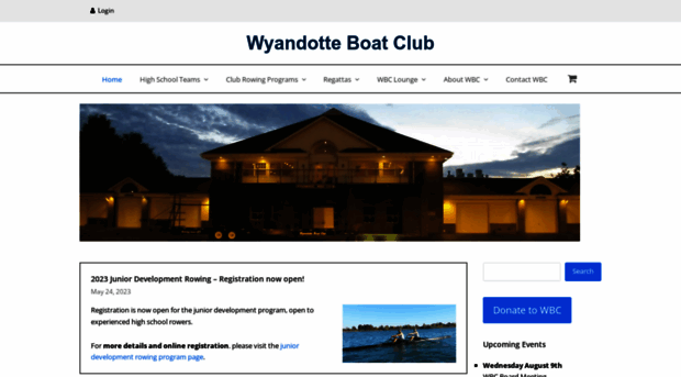 wyandotteboatclub.com