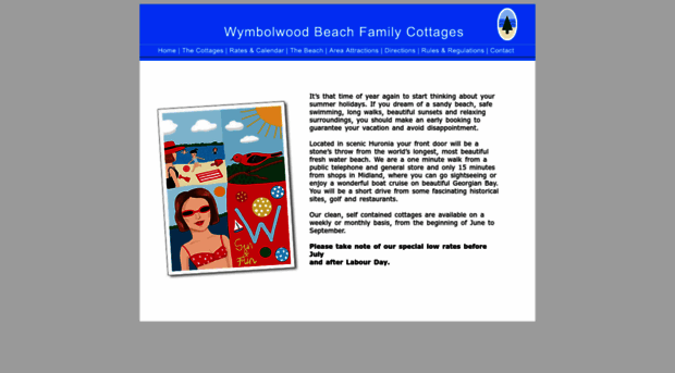 wymbolwoodbeachfamilycottages.com