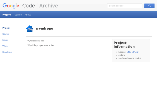 wyndrepo.googlecode.com