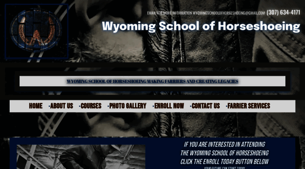 wyomingschoolofhorseshoeing.com