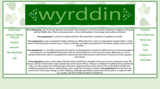 wyrddin.com