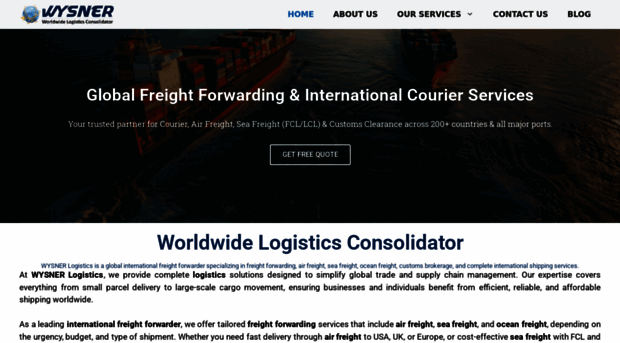 wysnerlogistics.com