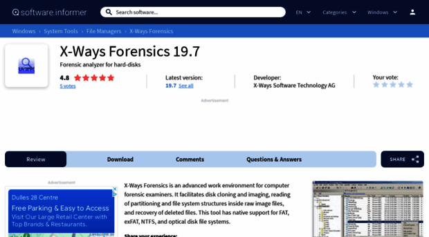 x-ways-forensics.software.informer.com