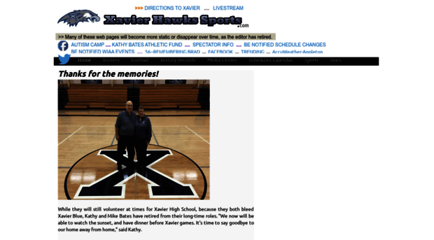 xavierhawkssports.com