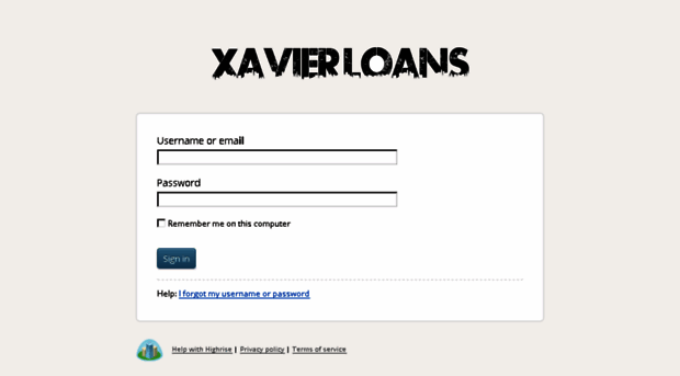 xavierloans.highrisehq.com