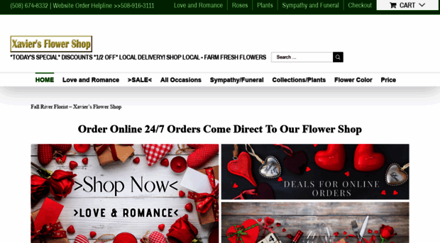 xaviersflowershop.com