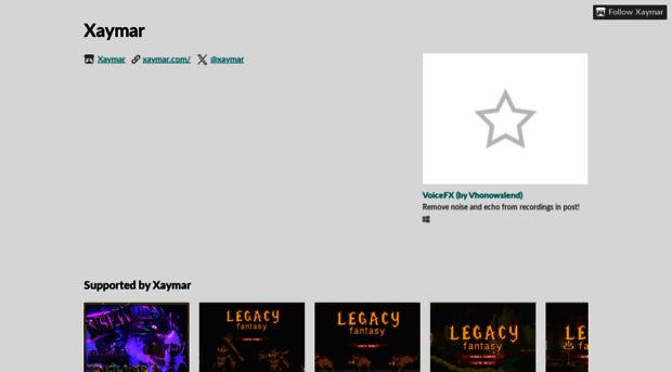 xaymar.itch.io